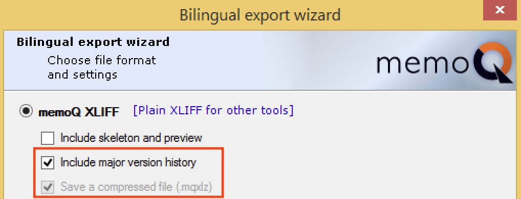 Export bilingual